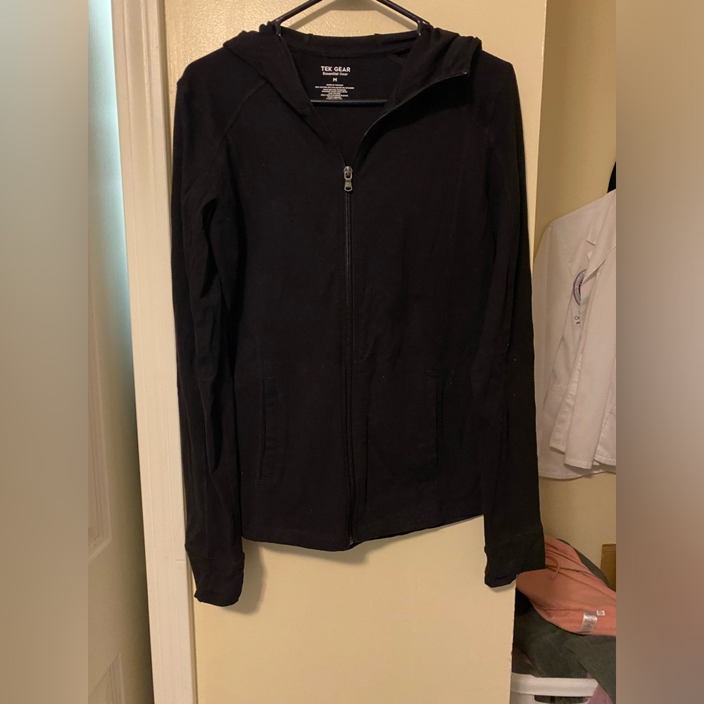Black Zip Up Hoodie